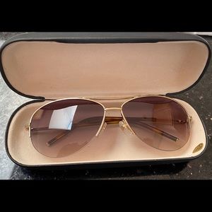 Marc Jacobs Sunglasses Gold Brown Gradient Aviator